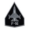 F-16 Fighter Jet Embroidered Iron on Patch