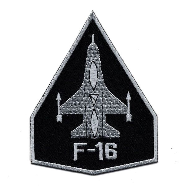 F-16 Fighter Jet Embroidered Iron on Patch