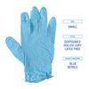 Boardwalk Disposable Examination Nitrile Gloves, Small, Blue, 5 mil, 100/Box