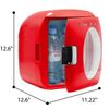 Frigidaire, 12 Can/9 Liter Mini Personal Fridge Cooler, Red
