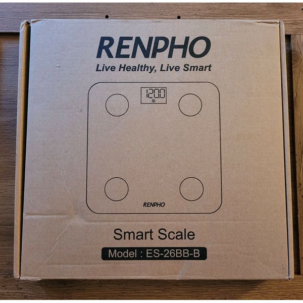 RENPHO Smart Scale ES-26BB-B BMI 396 lb Capacity Digital Body Fat Scale New