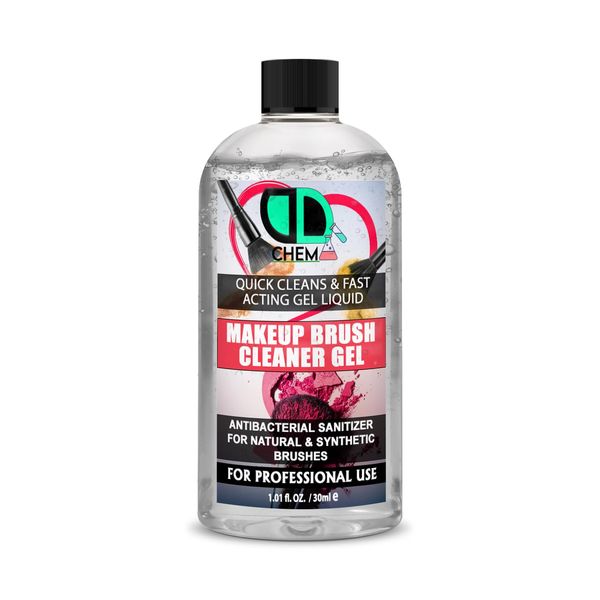 Makeup Brush Conditioning Cleanser Gel | Makeup Brush Cleaner Gel | Removes Makeup, Dead Skin, Bacteria and Dirt from your Makeup Brushes (30ML CAP)