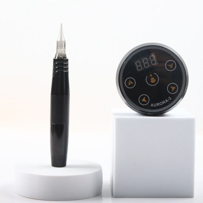 Generic Professional Tattoo Machine Kits Tattoo Rotary Pen Set With Power  Supply Cartridges Needles Tattoo Body Art