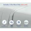 King Size Flat Sheet, Soft 100% Cotton Sheet, 400 Thread Count Sateen, Cooling &
