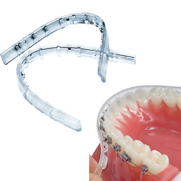 Tecnident Lip Protector for Braces, Comfort Covers for Braces, Orthodontic Mouth Guard for Braces, Lip Protector, Wax Braces Cover, Lip Bumper for Braces, Lip Shield for Brackets, Braces Accessories