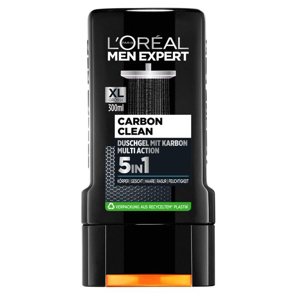 L'Oréal Men Expert Carbon Protect Shower Gel Pack of 2 x 300 ml