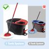 Mop Head Replacement, 5 Pack Mop Head Compatible for Vlieda Triangle Swivel Mops, Microfiber, Deep Cleaning, Machine Washable and Easy to Replace