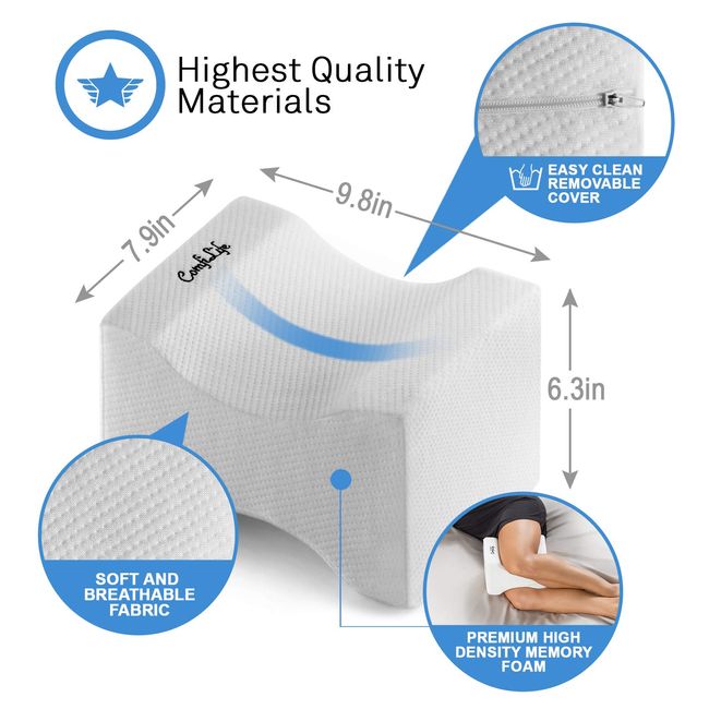 TOP QUALITY Memory Foam Coccyx Cushion from ComfiLife, Orthopedic