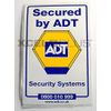 "Secured by ADT" Alarm Window & Door Stickers (5)