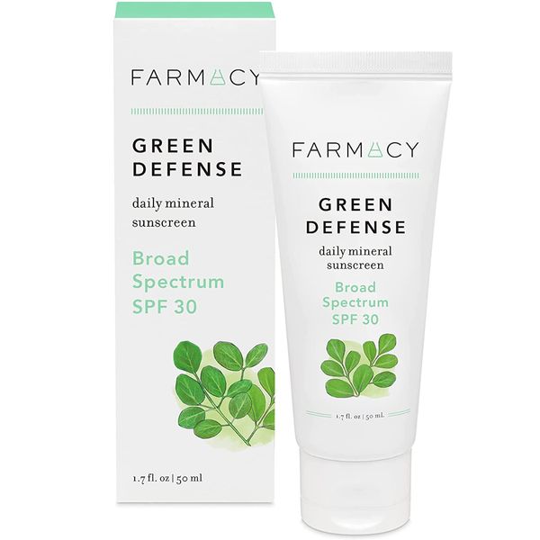 Farmacy Green Defense SPF30 Broad Spectrum Mineral Sunscreen with Zinc Oxide & Natural Antioxidants