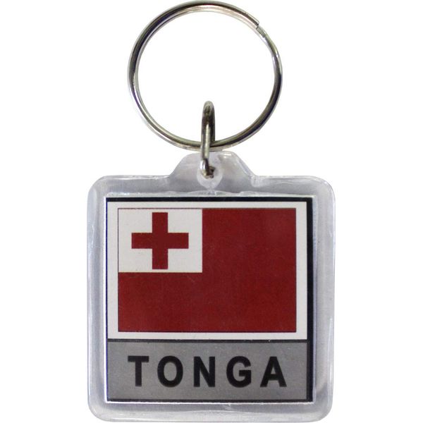 Flagline Tonga - Country Lucite Key Ring