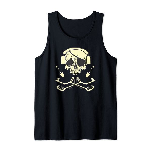 Sondengänger Zubehör Sondler Skull sondeln Metalldetektor Tank Top