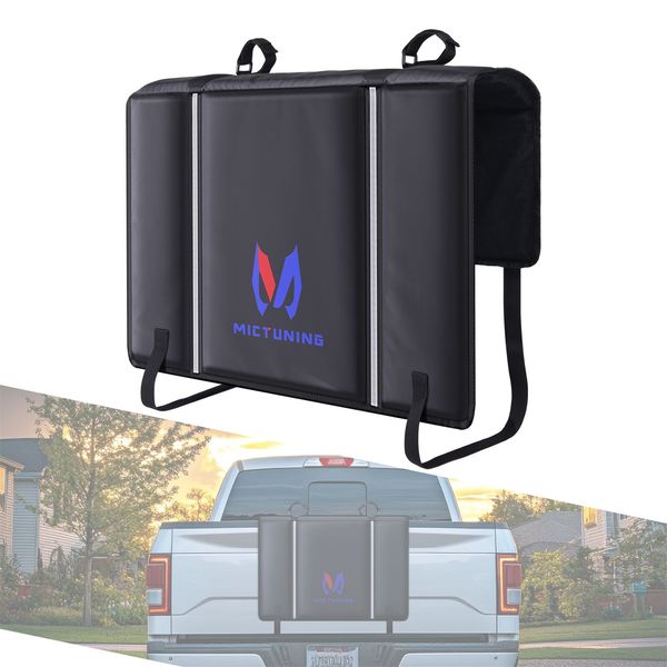 MICTUNING 25" Tailgate Pad 2-Bike Pickup Truck Bed Tailgate Pad Protector Cover