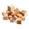 Hygloss Products Unfinished Wood Building Blocks Cubes, Assorted Sizes, 48 Pack