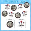 Darts Mix Banner Party Decorations,12pcs Darts bunting