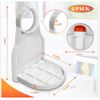 Laundry Detergent Cup Holder,Detergent Drip Catcher (Pack of 2)