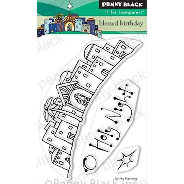 Penny Black Clear Stamps - Blessed Birthday 30-642