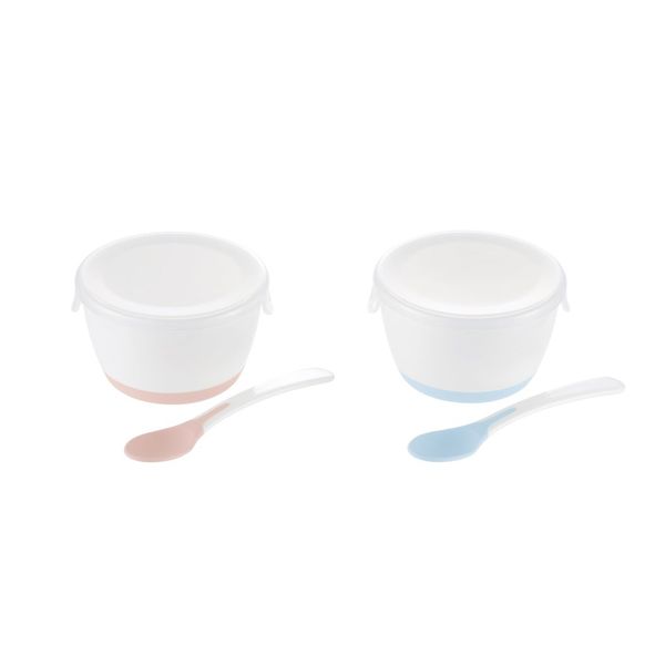 Richell Tri First Baby Food Cup (Includes Lid and Spoon)