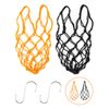 QWORK® 2 Pcs Vegetable Hanging Feeder, Vegetable String Bag, Chicken Feeder, for Hens Goose Duck