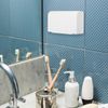 Alipis Light Box Plug Socket Outlet Cover Box, Self-Adhesive 86Type Protective Case Thickened Clear Socket Protector Wall Plastic Panel Box for Double-Position (White) Light Box Plug Socket