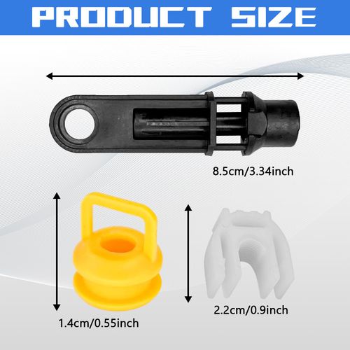 QQWD Shifter Cable Linkage Bushing Repair Kit, Transmission Shift Cable 14104 15276979 52855956AG Compatible with Chevy Silverado 1500 2500 3500 Buick Cadillac GMC JP RAM Dodge (2004-2020)Accessories