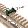 Scope Level Rail Mount, Aluminum Picatinny Rail Mounted Bubble Level