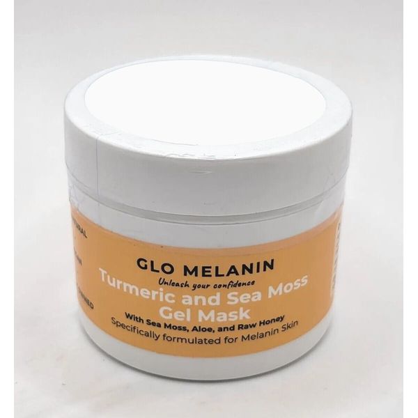 Glo Melanin Turmeric and Sea Moss Gel Mask 2 oz w/Aloe & Raw Honey **NEW**