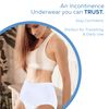 Wearever Regular Absorbency (150ml) Lace Side Brief (White, Large)