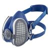 GVS Filter Technology SPR299 Elipse P3 Dust Half Mask Respirator, Filters Ready Fitted, Small/Medium, Blue