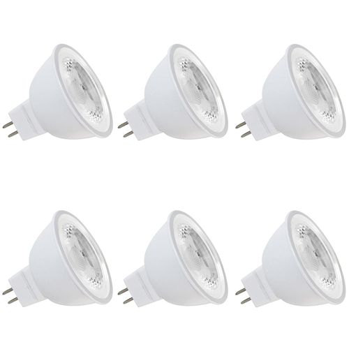 Makergroup MR16 LED Bulb, Outdoor Landscape MR16 Light Bulbs, 3W Gu5.3 Bi-pin Base 12V Low Voltage LED Spotlights Warm White 2700K-3000K for Outdoor Landscape Lighting Garden Yard Lights 6-Pack