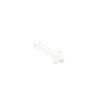 3pcs Invisible Flat Disk Nose Stud Bone Clear Acrylic Flexible Retainer Body Piercing 18G