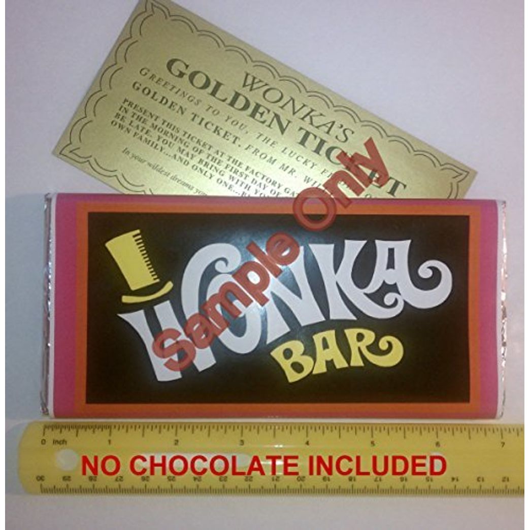 Hersheys XL 4.4 oz Chocolate Bar with Wonka Wrapper