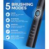Water Flosser and Toothbrush Combo in One, 600ml Oral Irrigator and Electric Toothbrush with 7 Jet Tips, 2 Brush Heads Whitening Toothbrushes, Dental Water Flosser for Braces, White