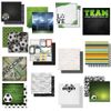 Custom Bundle -13 Soccer Themed 12" x 12" Scrapbook Papers - Various Brands