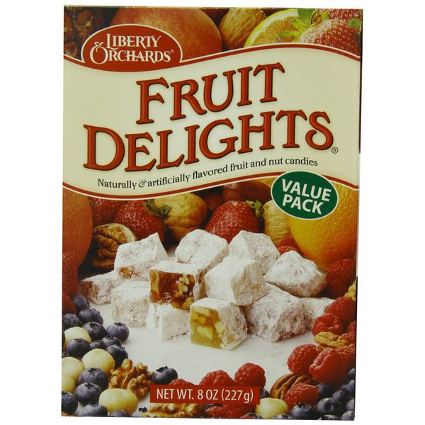 Liberty Orchards Fruit Delights Value Pack,8-Ounce Boxes (Pack of 6)