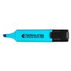 Hainenko Value Flat Barrel Chisel Tip Highlighter - Blue (Pack of 10)