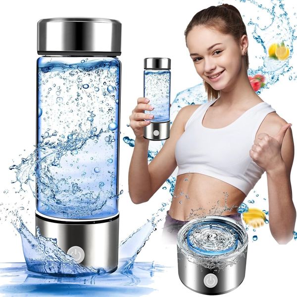 Portable Hydrogen Water Bottle,Usb Rechargeable Hydrogen Water Ionizer Machine