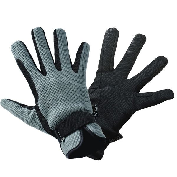 Riding Gloves Waffle Light Gloves KF1 (Ash Gray) Gloves Lightweight Klaus Gray Cowhide KF1