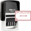 MaxMark Office Self Inking Date Stamp with Phrase Paid - Red Ink
