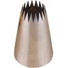 Silver Churro Piping Tip, Piping Tips for Eclair, Open Star Pastry Tip Large for Piping, Icing Tips, Decorating Tools, Icing Piping Tips (9FT)