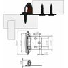 30Pcs Self Closing Cabinet Hinges Overlay for Kitchen Cabinet Door Matte Black