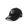 New Era Washed Pack 9Forty Adjustable Cap Brooklyn Nets Black, Size: One Size, black, Unit size
