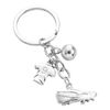 Football Boot Kit No.9 Striker Ball Keyring Keychain