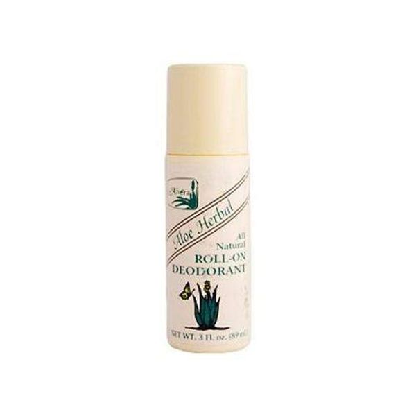 Alvera All Natural Roll-On Deodorant, Aloe Herbal, 3 Fluid Ounce