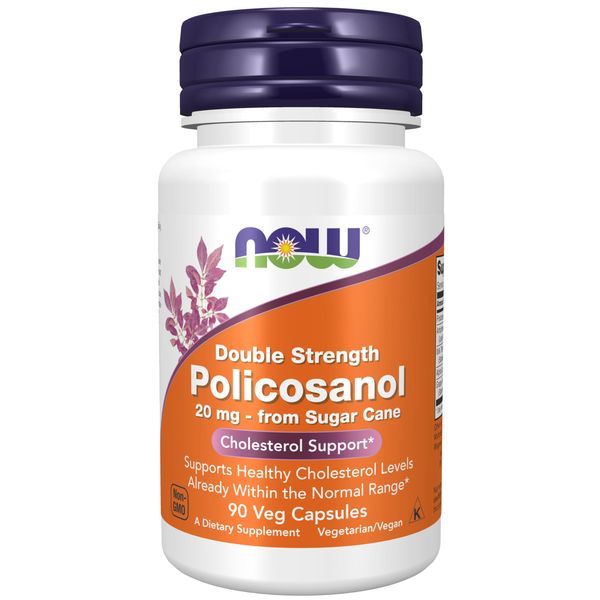 Policosanol, 20 mg, Sugar Cane Source - 90 - VegCap