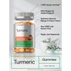 Turmeric Gummies | 70 Count | Mango & Peach Flavor | Turmeric Curcumin with Ginger | Vegan Non-GMO & Gluten Free Supplement | by Horbaach