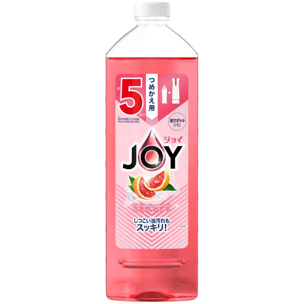 Joy Compact Dish Detergent, Florida Grapefruit Scent, Refill, Extra Large, 27.4 fl oz (770 ml)