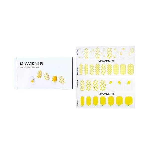 mavenir nail sticker (yellow) - # lemon drop nail 32pcs