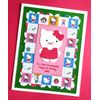 Hello Kitty Birthday Card Personalized Name & Age Handmade with Verse Inside