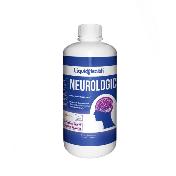 Liquid Health Neurologic Brain Health Supplement for Memory and Focus Support 32 oz